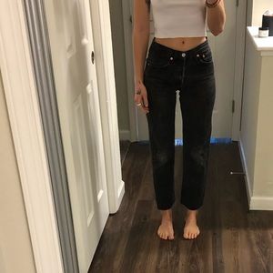 Levi’s 501 Faded Black Jeans
